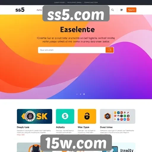 Interface e usabilidade do site ss5.com